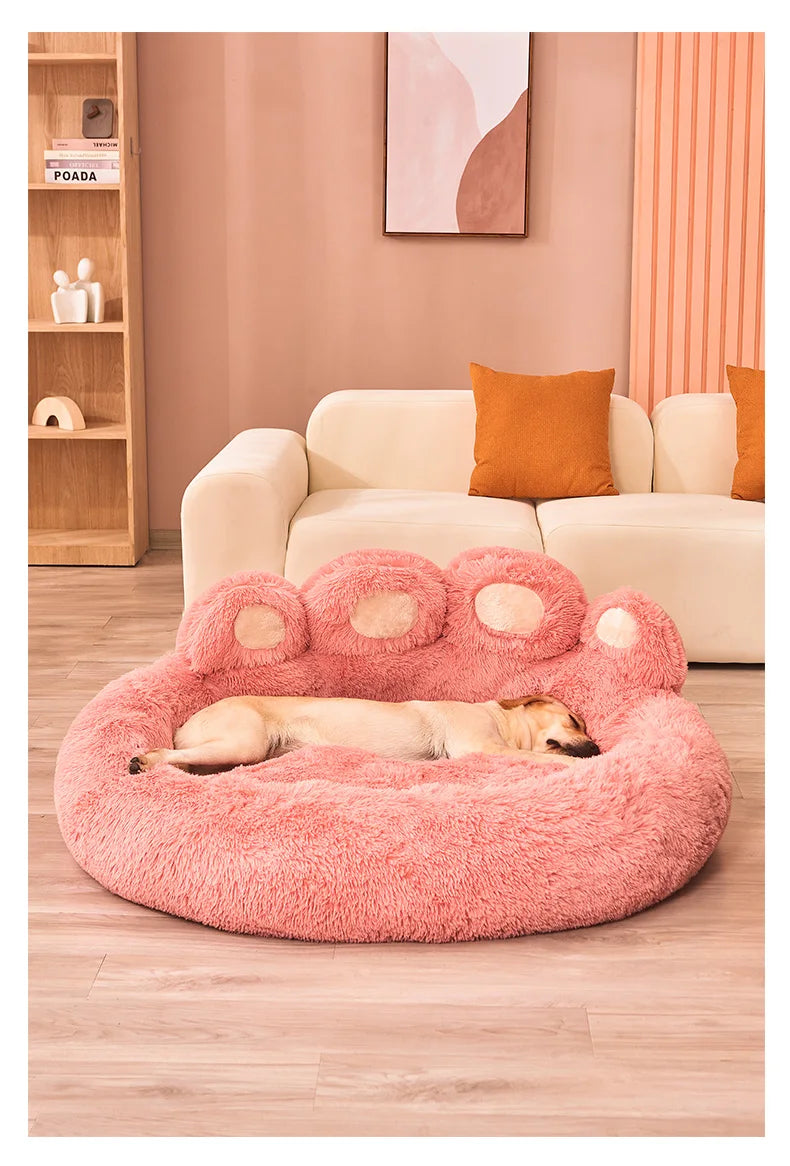 Pet Dog Sofa Beds for Small Dogs Warm Accessories Large Dog Bed Mat Pets Kennel Washable Plush Medium Basket Puppy Cats Supplies - Dogy