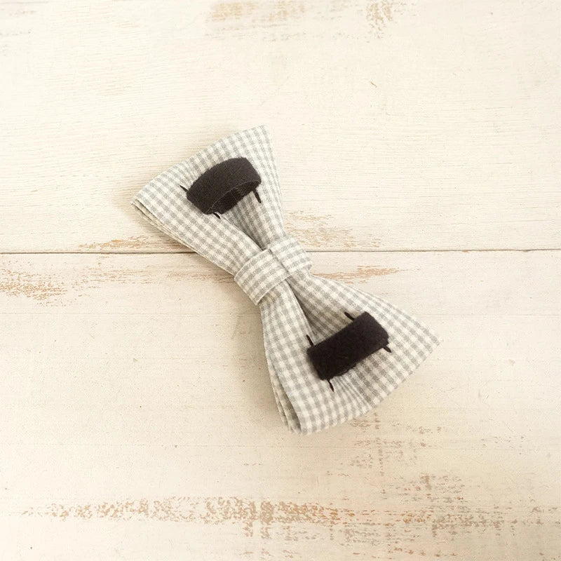 Blue Plaid Dog Bowtie Pet Collar Accessory Puppy Cat Pet Supplies Grooming Tools Dogs Dismountable Ornamental Bow Tie Dogy