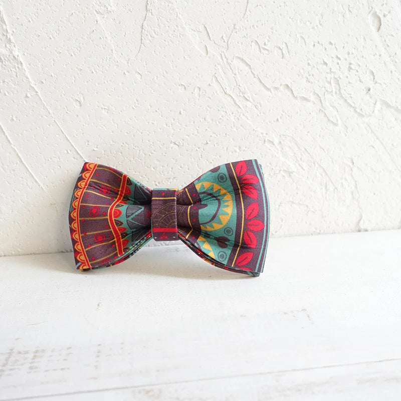 MAYA Style Dog Bowtie Pets Collar Accessory Puppy Cat Pet Supplies Grooming Tools Dogs Dismountable Ornamental Bow Ties Dogy