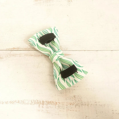 Green Leafs Dog Bowtie Pet Collar Accessory Puppy Cat Pet Supplies Grooming Tools Dogs Dismountable Ornamental Bow Tie Dogy