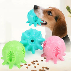 Safe TPR Octopus Puppy Dog Chew Toys for Small Medium Dogs Squeaky Pet Spilled Toy Clean Teeth Beagle Pug Mascotas Accessories - Dogy