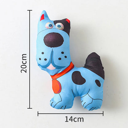 Cute Animals Stuffed Pet Dog Chew Toys for Small Medium Dogs Squeak Puppy Cat Toy Chihuahua Bichon Corgi mascotas Accessories - Dogy