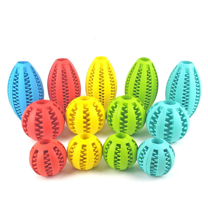 Safe Rubber Puppy Big Dog Chew Toy Clean Teeth Pet Leaky Ball Toys for Small Medium Dogs Bite Resistant Mascotas Accessories - Dogy