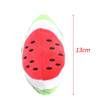 10/20pcs Wholesale Pet Dog Chew Toys for Small Dogs Squeaky Puppy Cat Toy Plush Fruit mascotas Accessories for Animals Products - Dogy