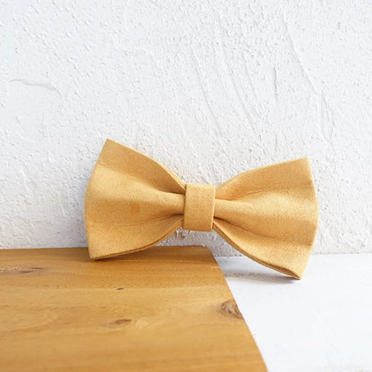 Yellow Velvet Dog Bowtie Pet Collar Accessory Puppy Cat Pet Supplies Grooming Tools Dogs Dismountable Ornamental Bow Tie Dogy