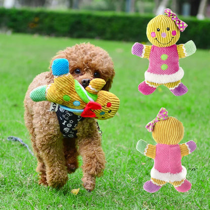 Plush Squeak Puppy Dog Chew Toy for Small Dogs Bite Resistant Pet Accessories Poodle Maltese Yorkshire Toys Mascotas Supplies Dogy