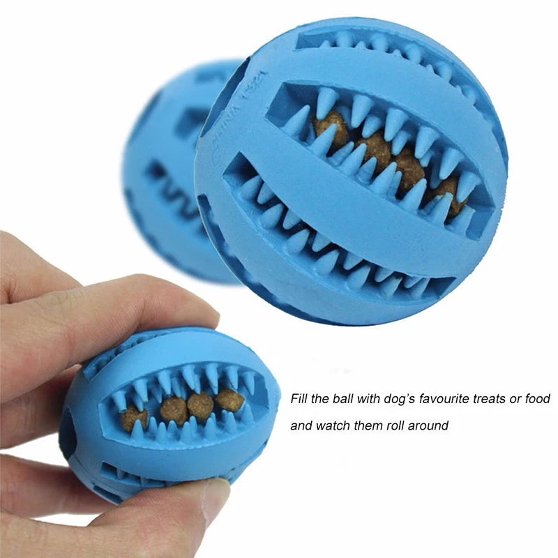 Safe Rubber Puppy Big Dog Chew Toy Clean Teeth Pet Leaky Ball Toys for Small Medium Dogs Bite Resistant Mascotas Accessories - Dogy