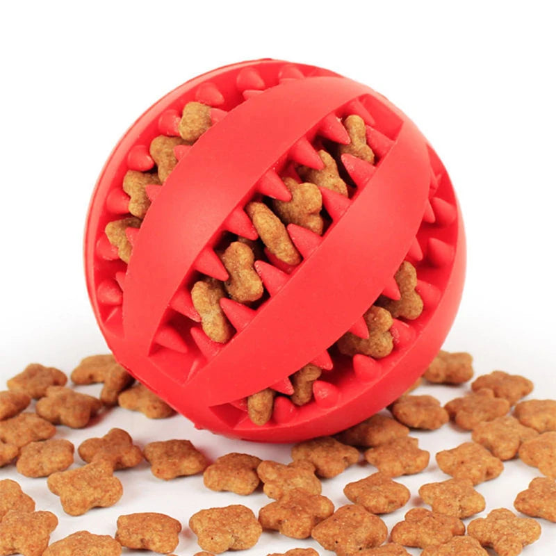 Safe Rubber Puppy Big Dog Chew Toy Clean Teeth Pet Leaky Ball Toys for Small Medium Dogs Bite Resistant Mascotas Accessories - Dogy