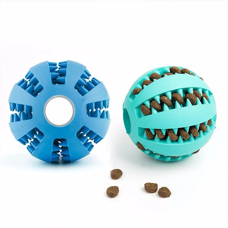 Safe Rubber Puppy Big Dog Chew Toy Clean Teeth Pet Leaky Ball Toys for Small Medium Dogs Bite Resistant Mascotas Accessories - Dogy