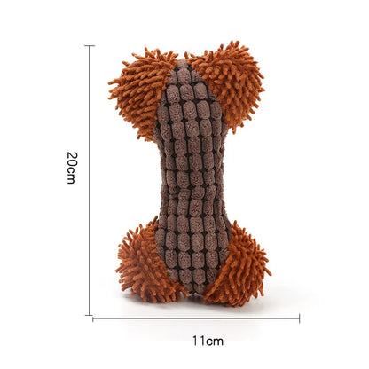 Bone Shape Pet Dog Chew Toys for Small Dogs Bite-resistant Puppy Cat Squeaky Squeaker Toy Pet Accessories for Mascotas Supplies - Dogy