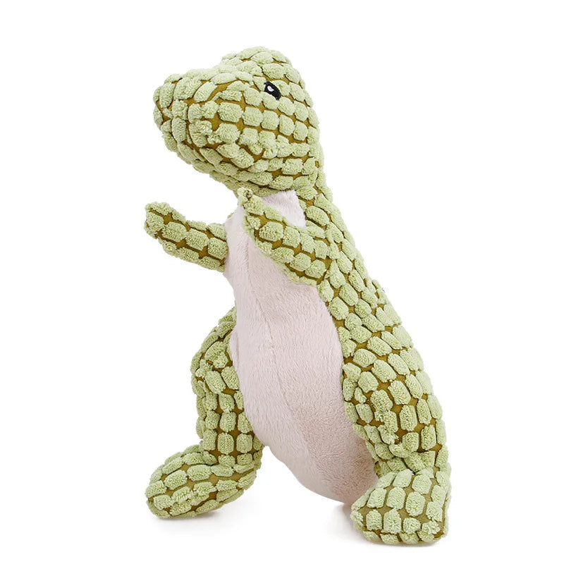 Plush Animals Shape Pet Dog Chew Dinosaur Toys for Dogs Squeaky Small Big Dog Toy Clean Teeth Puppy Supplies juguetes para perro Dogy