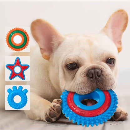 Teething Puppy Dog Chew Toy for Small Dogs Safety Rubber Pet Toys Chihuahua Cat Playing Ball Accessories suministros para perros Dogy