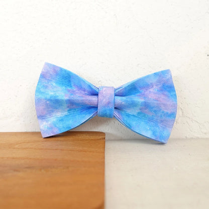 Space Galaxy Dog Bowtie Collar Accessory Puppy Cat Pet Supplies Grooming Tools Dogs Dismountable Ornamental Bow Tie Dogy