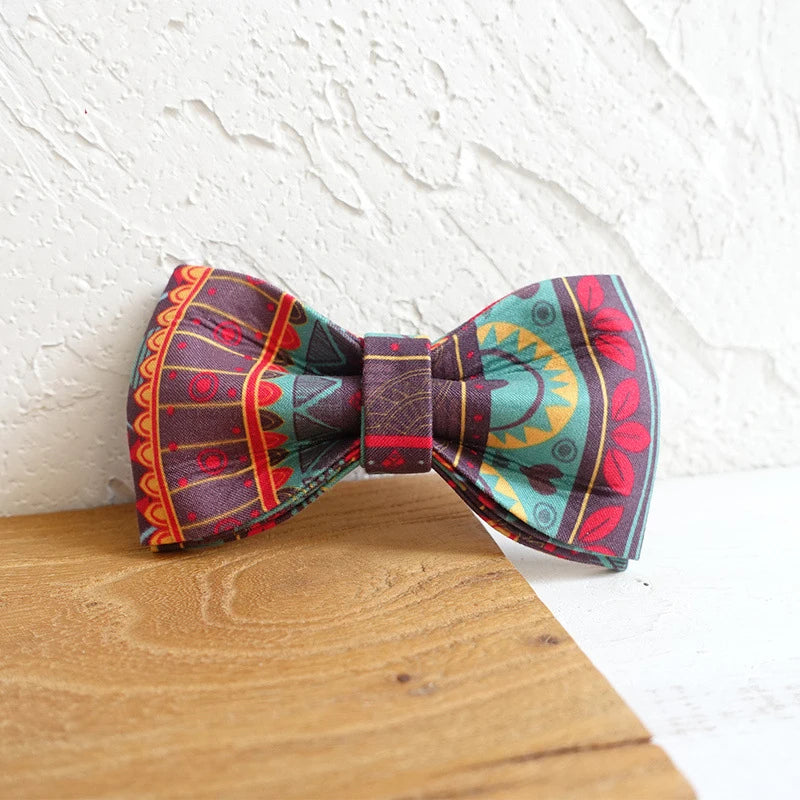 MAYA Style Dog Bowtie Pets Collar Accessory Puppy Cat Pet Supplies Grooming Tools Dogs Dismountable Ornamental Bow Ties Dogy