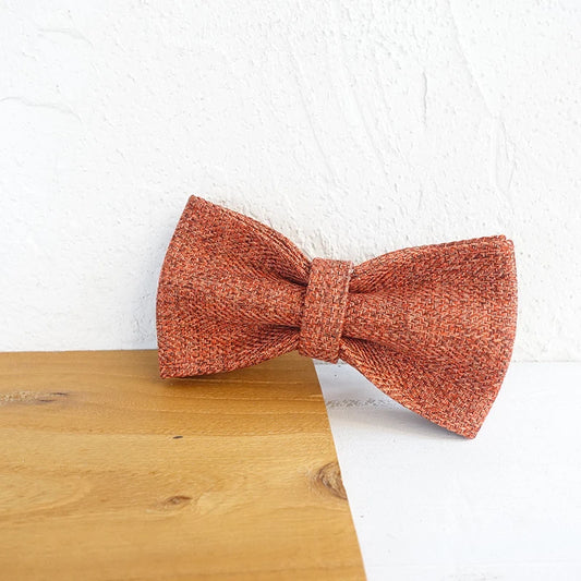 Orange Suit Linen Dog Bowtie Pet Collar Accessory Puppy Cat Pet Supplies Grooming Tools Dogs Dismountable Ornamental Bow Tie Dogy