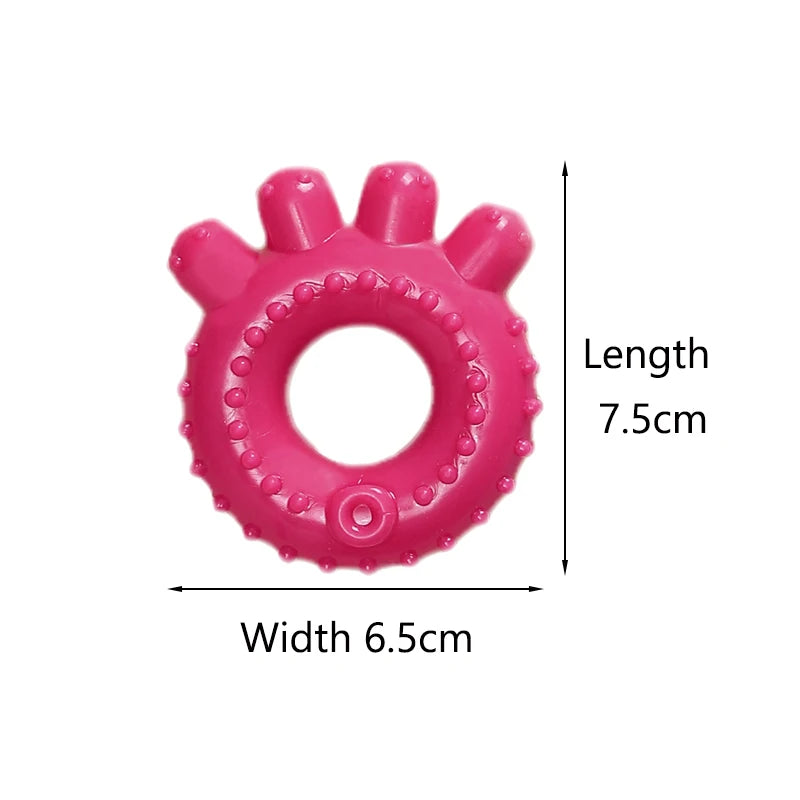 Teething Puppy Dog Chew Toy for Small Dogs Safety Rubber Pet Toys Chihuahua Cat Playing Ball Accessories suministros para perros Dogy