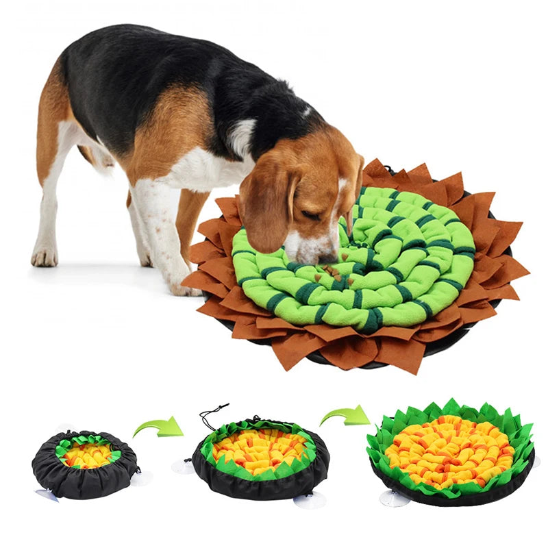 Training Nose Smell Dog Snuffle Mat Puppy Sniffing Pad Washable Pet Toy for Small Medium Dogs Toys Slow Feeding Dispenser Carpet - Dogy