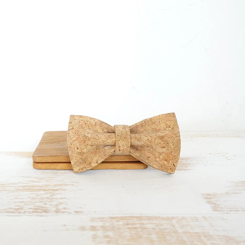 Wooden Natural Dog Bowtie Pets Collar Accessory Puppy Cat Pet Supplies Grooming Tools Dogs Dismountable Ornamental Bow Ties Dogy