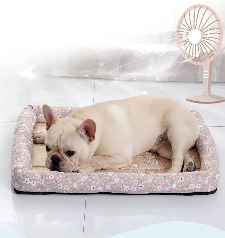 Pet Bed for Dog Cooling Accessories Puppy Baskets Supplies Large Beds Mat Pets Products Dogs Accessory Bedding Sofa Cats Medium - Dogy