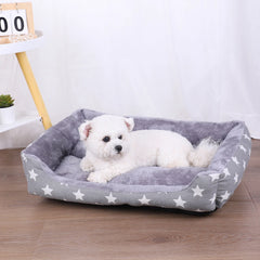 Dog Mat Beds for Dogs Large Basket Small Plush Bed Pet Medium Cats Kennel Sofa Warm Accessories Pets Cushion Washable Puppy Big - Dogy