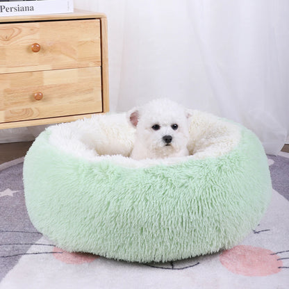 Plush Dog Bed for Small Dog Cushion Supplies Dogs Beds Puppy Accessory Washable Pet Large Basket Accessories Medium Cats - Dogy