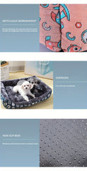 Pet Dog Bed Sofa Mats Pet Products Coussin Chien Animals Accessories Dogs Basket Supplies For Large Medium Small House Cat Bed - Dogy