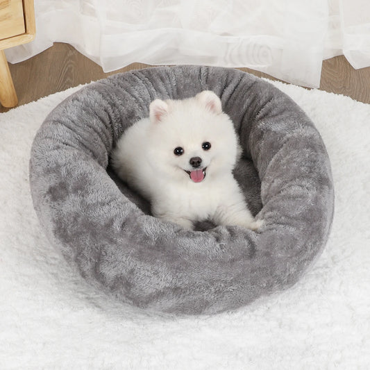 Dog Cushion Fluffy Bed Puppy Beds for Dogs Small Supplies Large Medium Basket Washable Mat Cats Kennel Accessories Plush Pet Big - Dogy