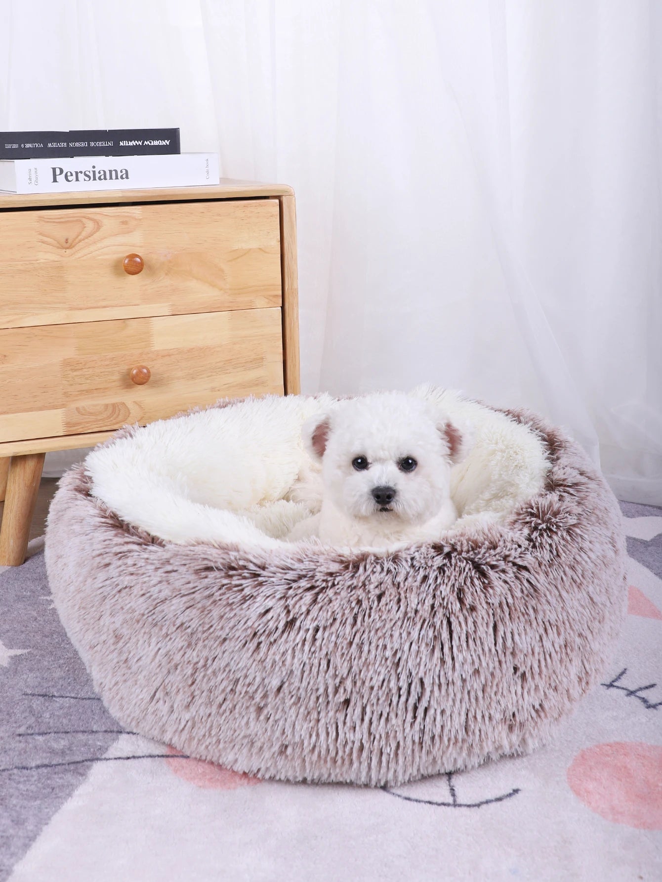 Plush Dog Bed for Small Dog Cushion Supplies Dogs Beds Puppy Accessory Washable Pet Large Basket Accessories Medium Cats - Dogy