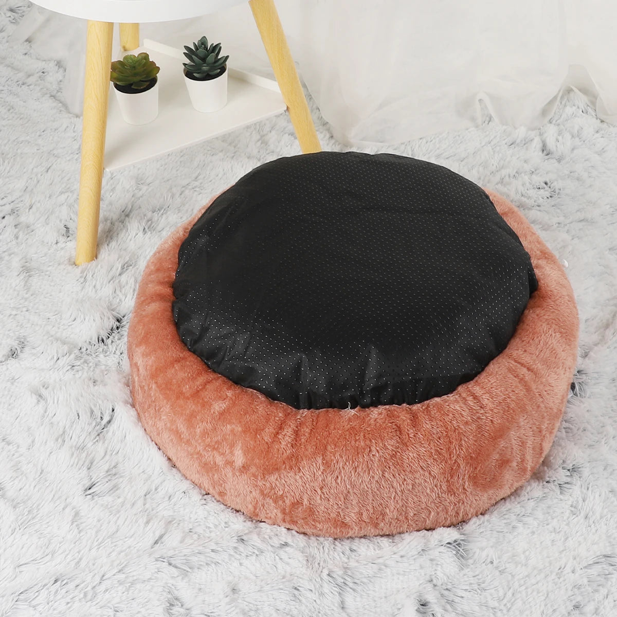 Dog Cushion Fluffy Bed Puppy Beds for Dogs Small Supplies Large Medium Basket Washable Mat Cats Kennel Accessories Plush Pet Big - Dogy