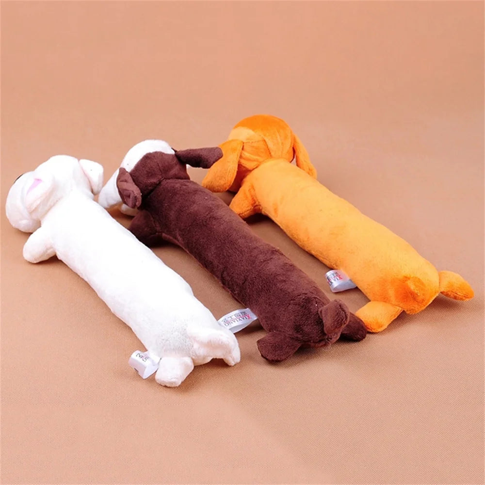 Plush Filled Pet Chew Toys for Small Dogs Squeak Puppy Dog Stuff Toy Poodle Pomeranian mascotas Play Products honden speelgoed Dogy