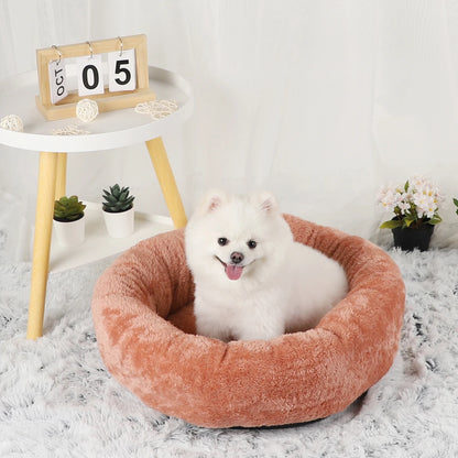 Dog Cushion Fluffy Bed Puppy Beds for Dogs Small Supplies Large Medium Basket Washable Mat Cats Kennel Accessories Plush Pet Big - Dogy