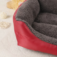 Puppy Bed Pets Products for Dog Kennel Beds Dogs Small Pet Medium Accessories Fluffy Warm Large Basket Washable Sofa Plush Cats - Dogy