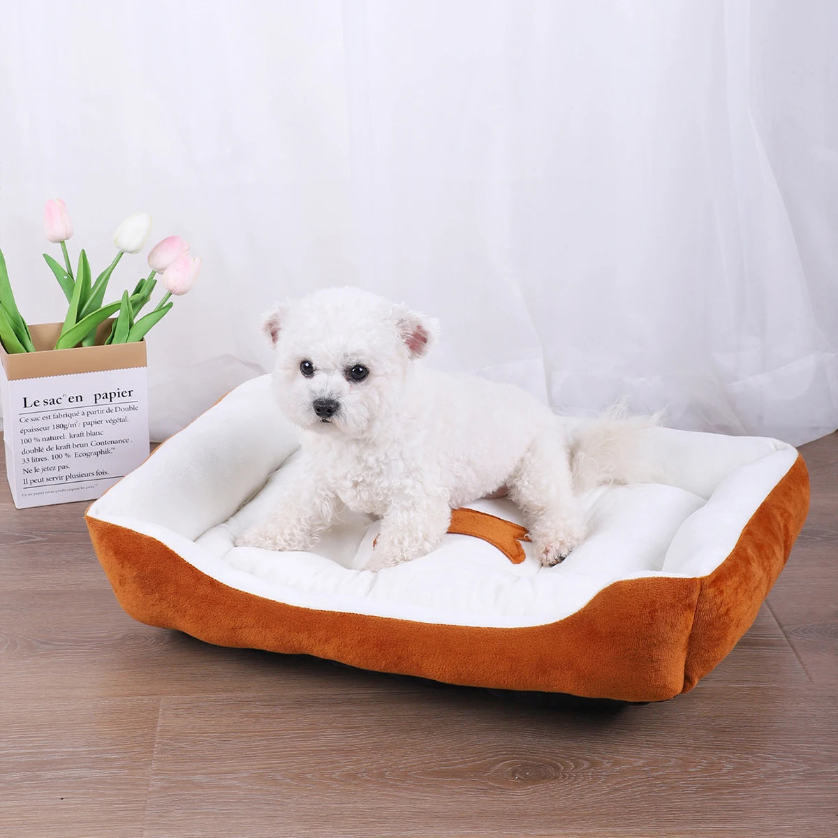 Dog Pet Bed Medium Beds for Dogs Accessory Warm Accessories Pets Large Puppy Washable Mat Plush Big Small Basket Supplies Kennel - Dogy