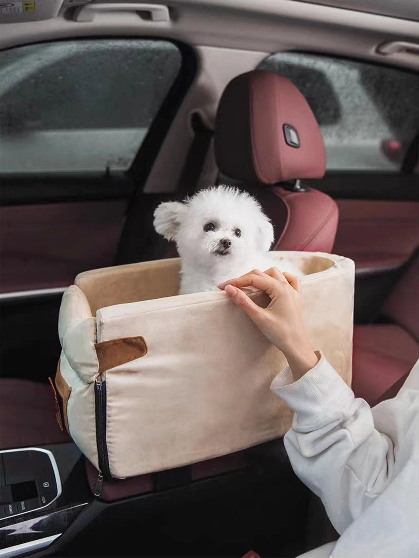 Portable Dog Beds Car Seats Basket Mat Warm Accessories Dogs Washable Travel Sofa Small Puppy For Pets Kennel Medium Pet Bed - Dogy