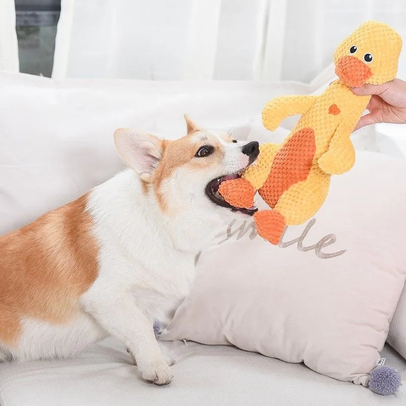 Plush Animals Shape Pet Dog Chew Dinosaur Toys for Dogs Squeaky Small Big Dog Toy Clean Teeth Puppy Supplies juguetes para perro Dogy