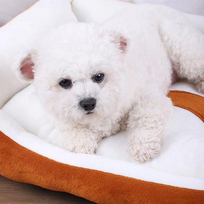 Dog Pet Bed Medium Beds for Dogs Accessory Warm Accessories Pets Large Puppy Washable Mat Plush Big Small Basket Supplies Kennel - Dogy