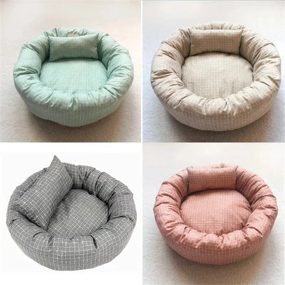 Pets Dogs Accessories Warm Pet Plush Beds Fluffy Dog Small for Winter Big Cushion Cushions Bed Cats Basket Baskets Puppy Mat Bed - Dogy