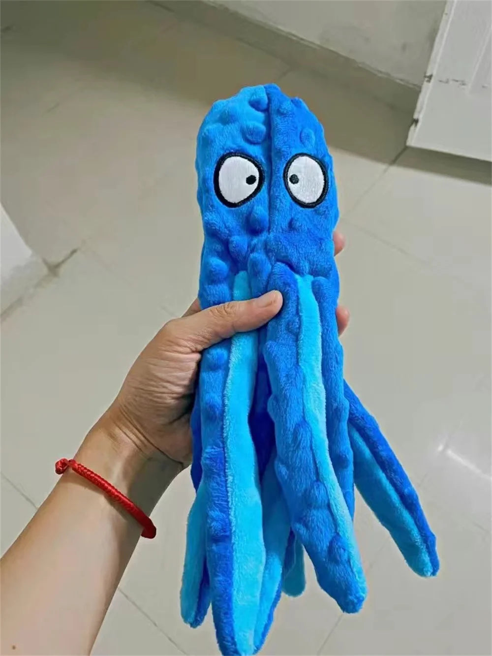 No Stuffed Dog Squeaky Toy Ring Paper Pet Chew Toys for Small Medium Dogs Plush Octopus Puppy Cat Products mascotas Accessories Dogy