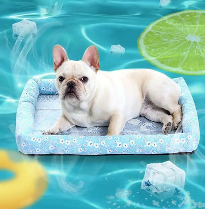 Pet Bed for Dog Cooling Accessories Puppy Baskets Supplies Large Beds Mat Pets Products Dogs Accessory Bedding Sofa Cats Medium - Dogy