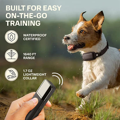 ABQP Dog Training Electric Collar Waterproof Rechargeable Shocker Electric Remote Control Pet Dog Anti Bark Collar Vibration - Dogy