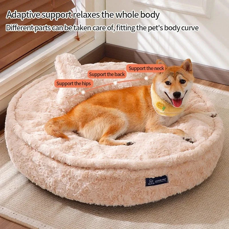 Pet Beds Dog Bed Large Basket Dogs Sofa Accessory Small Baskets Blanket Mat Cats Accessories Products Puppy Pets Big Cushion Bad - Dogy