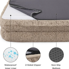 Dog Bed for Winter Puppy Bed Warm Sofa Pets Products Small Cats Mat Pet Supplies Large Baskets Beds Dogs Medium Kennel Big Home - Dogy