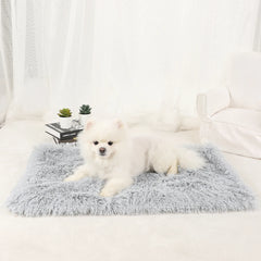 Dog Blanket Pet Bed Warm Beds for Dogs Medium Supplies Accessories Kennel Small Cats Large Basket Washable Puppy Plush Mat - Dogy