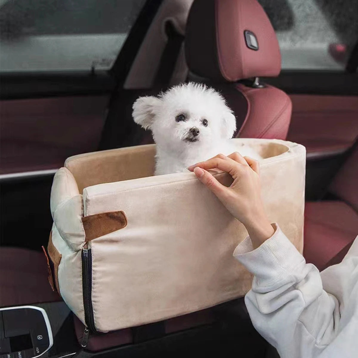 Portable Dog Beds Car Seats Basket Mat Warm Accessories Dogs Washable Travel Sofa Small Puppy For Pets Kennel Medium Pet Bed - Dogy