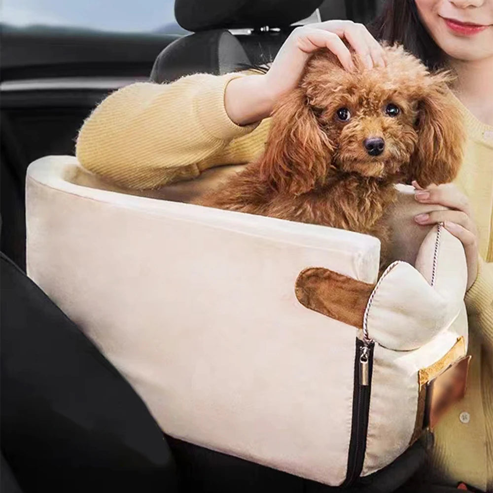 Portable Dog Beds Car Seats Basket Mat Warm Accessories Dogs Washable Travel Sofa Small Puppy For Pets Kennel Medium Pet Bed - Dogy