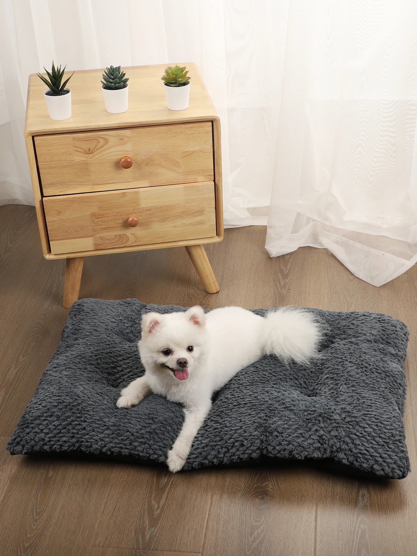 Dog Mat Pet Bed Kennel Beds for Dogs Small Supplies Large Plush Washable Medium Basket Warm Accessories Accessory Fluffy Sofa - Dogy