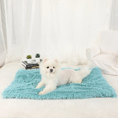 Dog Blanket Pet Bed Warm Beds for Dogs Medium Supplies Accessories Kennel Small Cats Large Basket Washable Puppy Plush Mat - Dogy