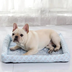 Pet Bed for Dog Cooling Accessories Puppy Baskets Supplies Large Beds Mat Pets Products Dogs Accessory Bedding Sofa Cats Medium - Dogy