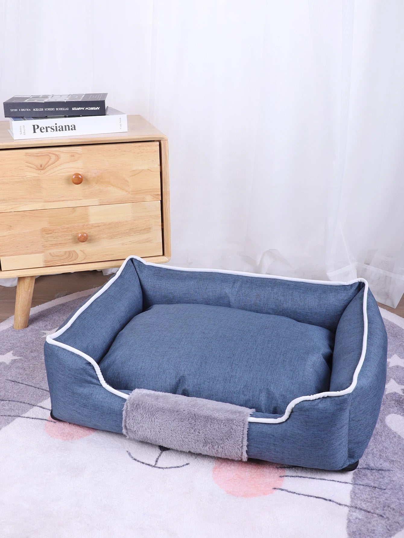 Beds for Small Dogs Medium Dog Bed Large Basket Supplies Accessories Plush Cushion Fluffy Washable Kennel Warm Pet Puppy Cats - Dogy