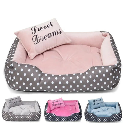 Dog Sofa Plush Bed for Winter Pet Fluffy Warm Puppy Accessories Mat Pets Dogs Beds Small Bedding Baskets Supplies Cushion - Dogy